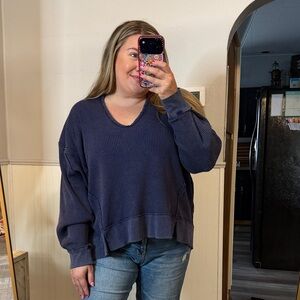 Free People We The Free Ricky Thermal in Eclipse Size Small